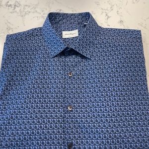 Salvatore Ferragamo men’s large dress shirt